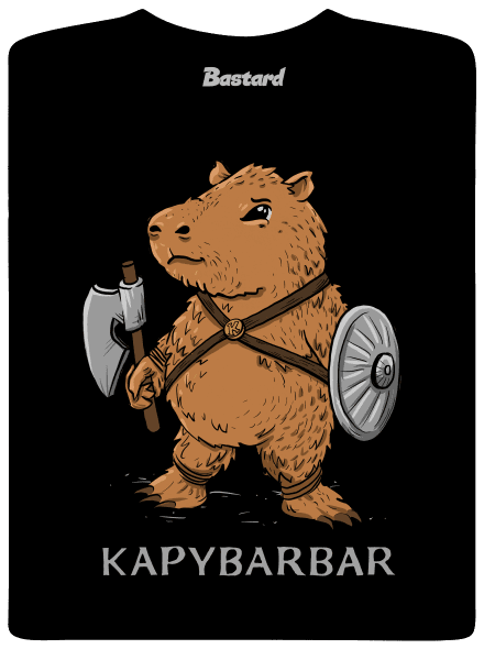 Kapybarbar pánske tričko Black