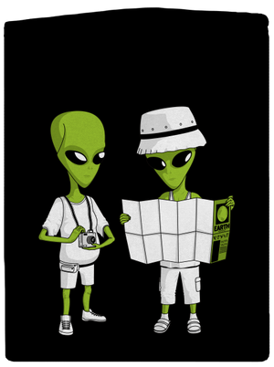 Mimozemšťania dámska mikina na zips Black