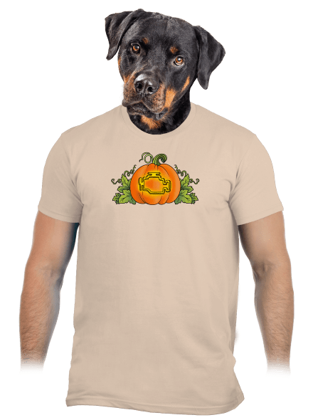 Strašidelný Halloween pánske tričko Sand