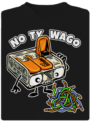 Wago svorka pánske športové tričko Black