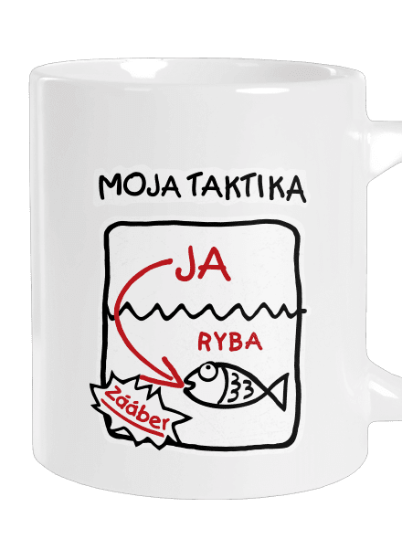 Rybárska taktika veľký hrnček White
