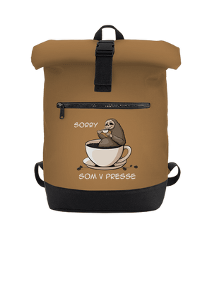 V presse batoh Caramel