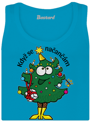 Když se načančám dámske tielko klasické Blue Atol