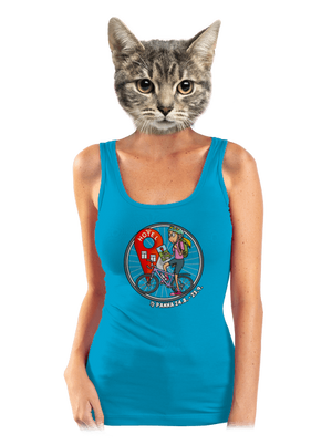 Cyklistický horoskop: Panna dámske tielko klasické Blue Atol