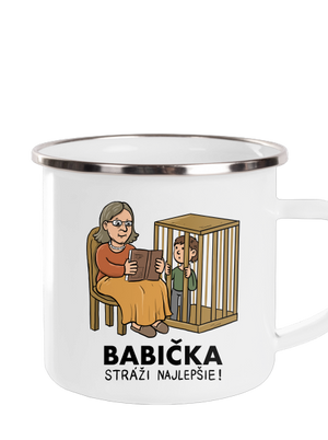 Babička stráži najlepšie plecháčik White