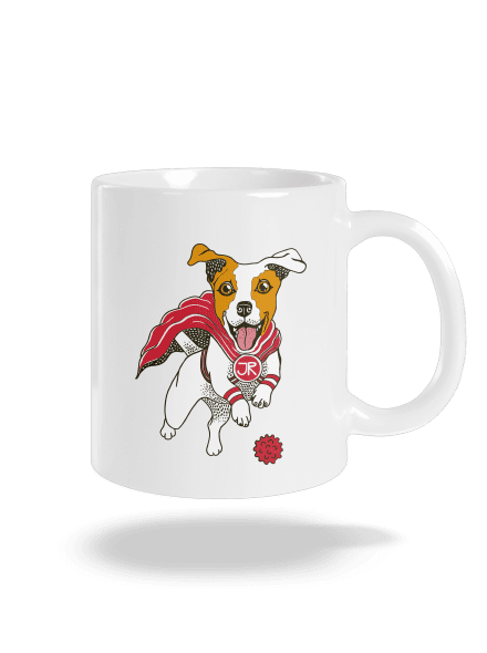 Jack Russell klasický hrnček White