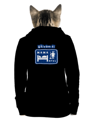 dámska mikina na zips