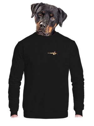 unisex mikina bez kapucne