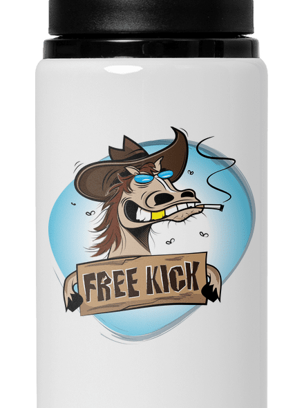 Free kick flaša na vodu White