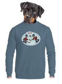 unisex mikina bez kapucne