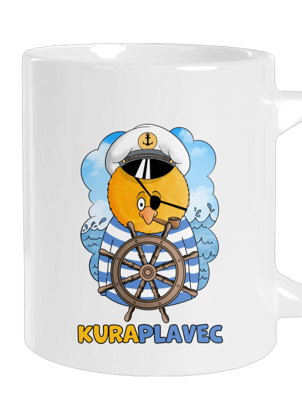 Kuraplavec veľký hrnček White