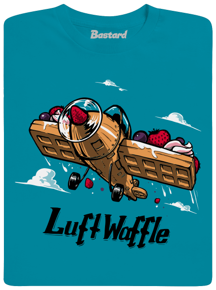 Luftwaffle pánske tričko Diva Blue