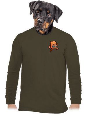 Narodeninové tričko 2025 pánske dlhý rukáv Urban Khaki