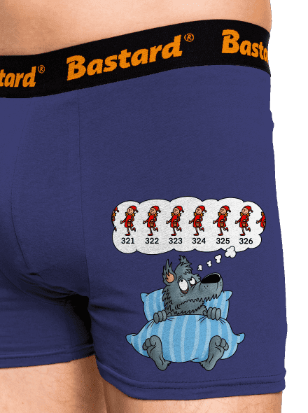 Vlčia nespavosť boxerky Blue Navy