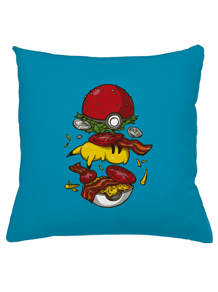 Pokémon burger vankúš Blue Turquoise