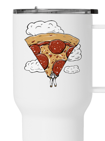 Pizzašutista termohrnček White