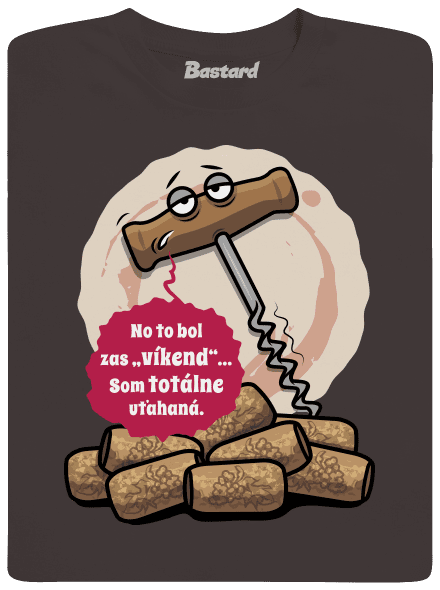 Uťahaná vývrtka pánske dlhý rukáv Bear Brown