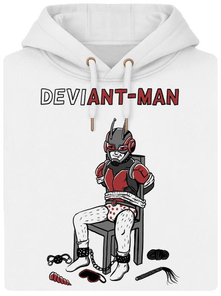 DeviAnt-man unisex mikina premium Snowwhite