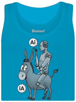 Somár a AI dámske tielko klasické Blue Atol