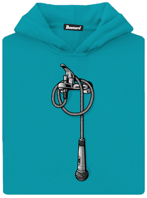 V sprche detská mikina klokanka Hawaiian Blue