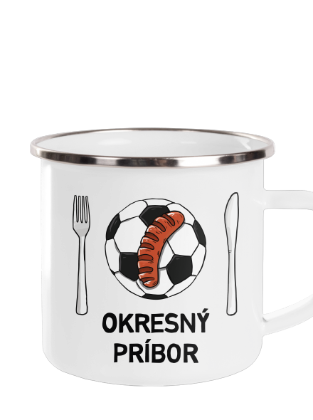 Okresný príbor plecháčik White