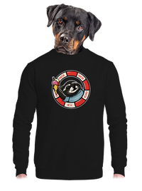 unisex mikina bez kapucne