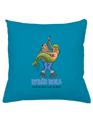 Rybár roka vankúš Blue Turquoise