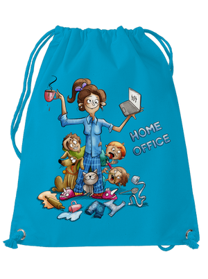 Mamičky home office vak Blue Atol