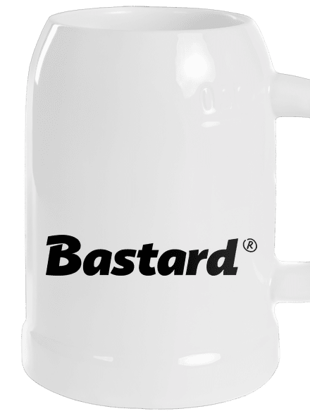 Bastard v logu polliter White