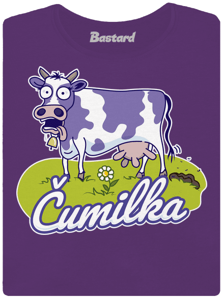 Čumilka dámske tričko prémium Purple