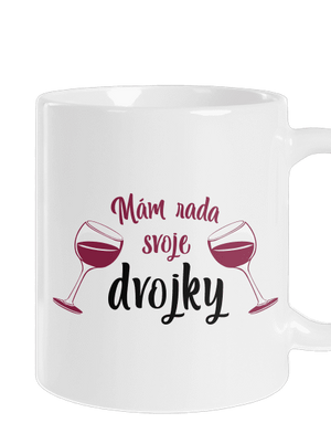 Dvojky klasický hrnček White