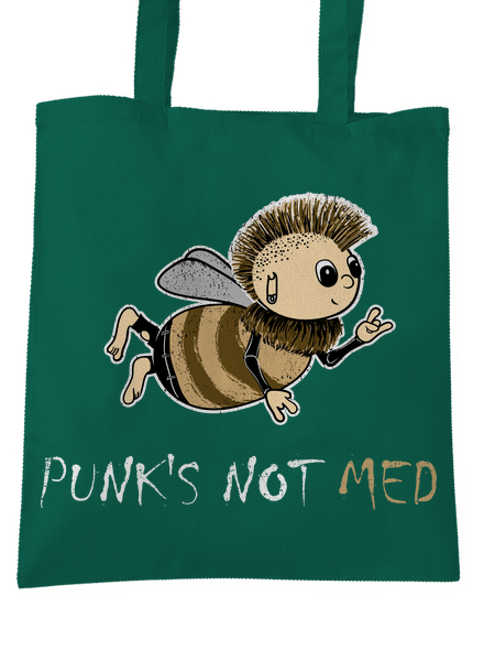 Punks Not Med taška Bottle Green WM