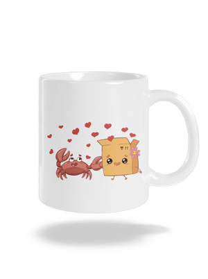 Krab a krabica klasický hrnček White