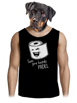 Prdel pánske tielko Black