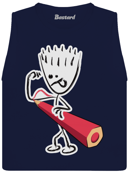 Svaly dámske tielko voľné Navy