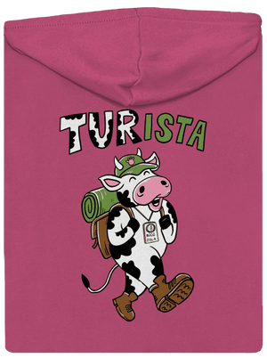 Tur na cestách dámska mikina na zips Magenta