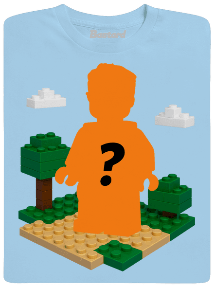 Lego z vlastnej fotky pánske tričko Sky Blue