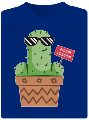 Pozor pichám pánske športové tričko Royal Blue Mal