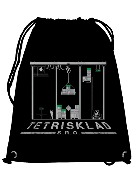 Tetrisklad vak Black