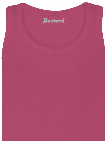 Bez potlače dámske tielko klasické Magenta