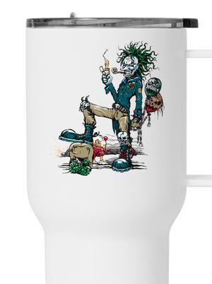 Evil Clown termohrnček White