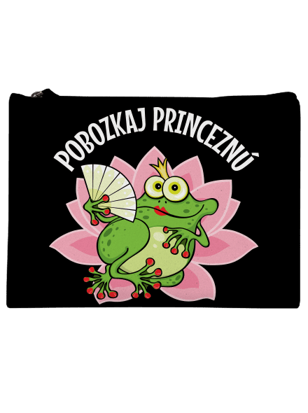 Pobozkaj princeznú a princa taštička Black