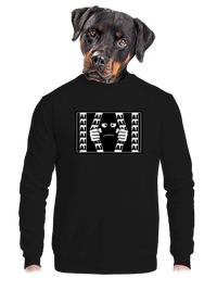 unisex mikina bez kapucne