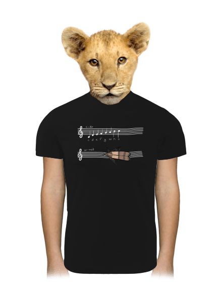 A - moll detské športové tričko Black