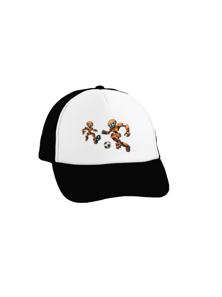 AI futbal šiltovka truckerka Black cap