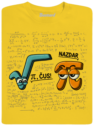 Pí, čus! detské tričko Gold