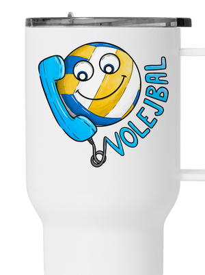 Volejbal termohrnček White