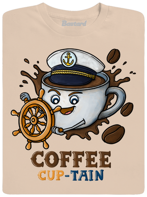 Coffee Cup-tain pánske tričko Sand