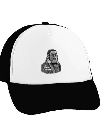 Jan Thanos Komenský šiltovka truckerka Black cap