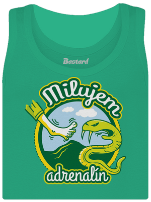 Milujem adrenalín dámske tielko klasické Mint Mal